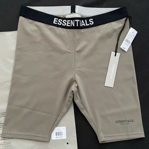 FOG Essentials Biker Shorts - TAUPE